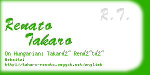 renato takaro business card